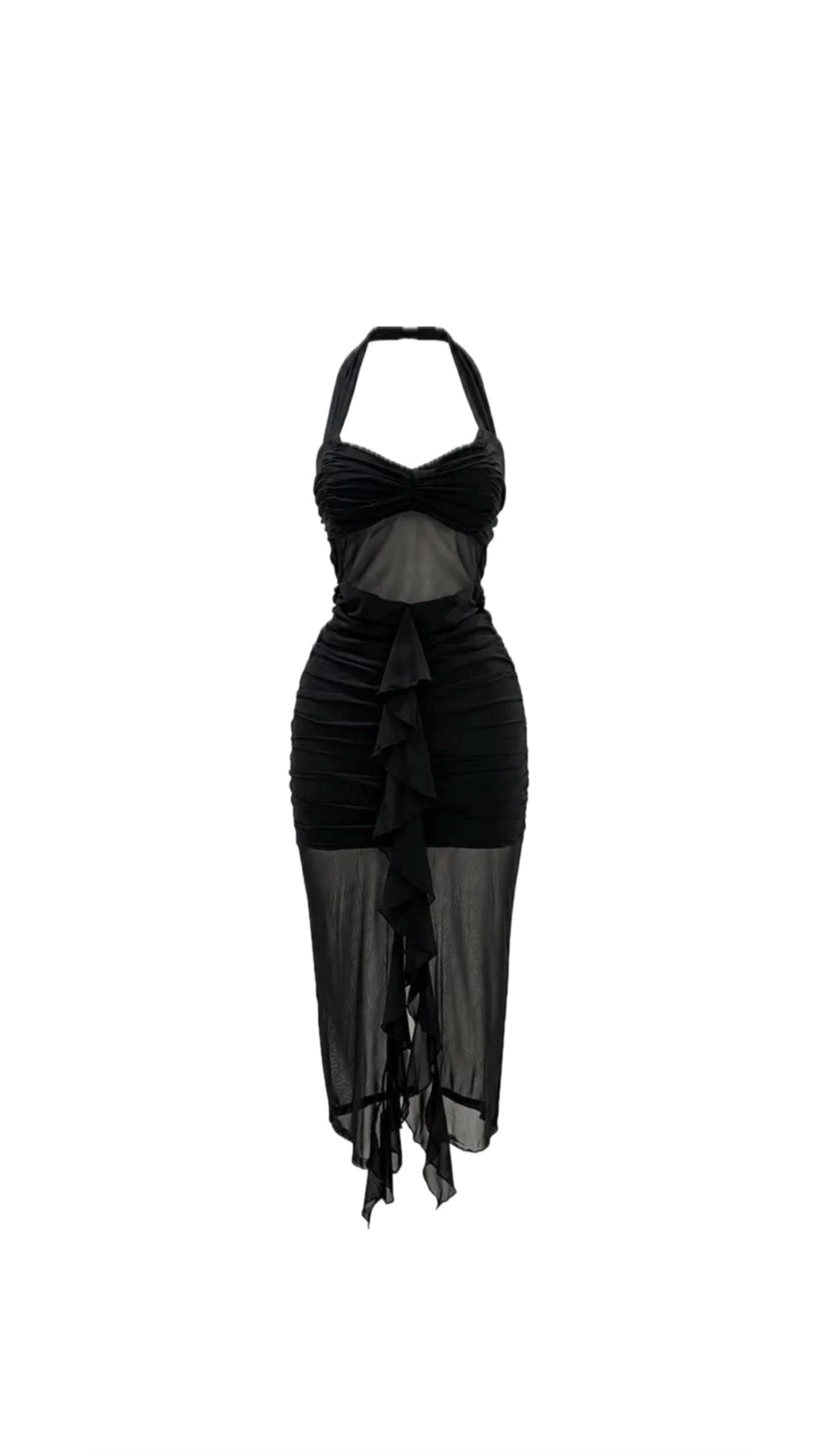 Vestido Mesh Olan Black
