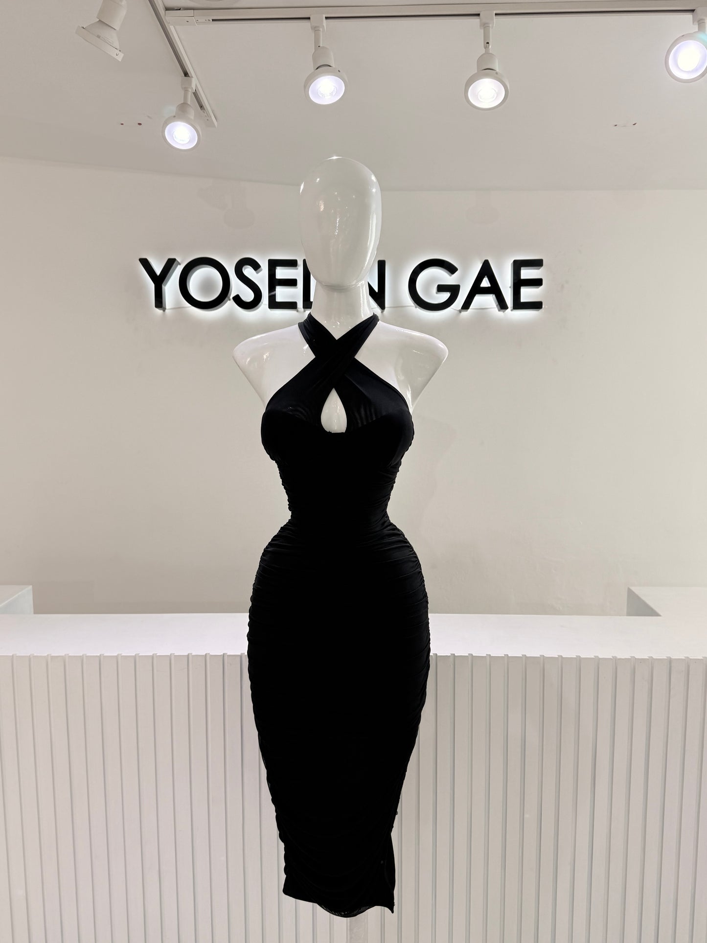 Vestido Cruzado Negro