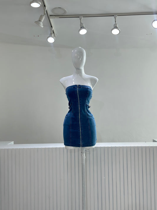 Vestido Demin Cierre