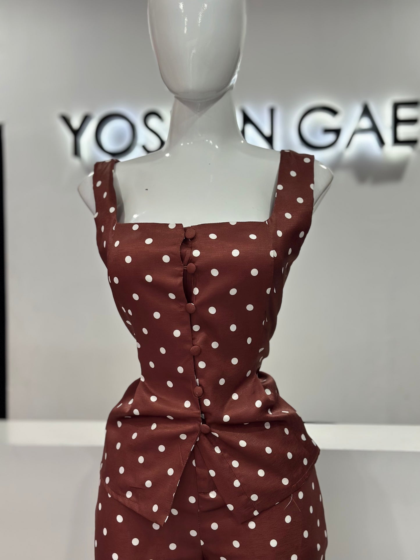 Set Lunares Satinado