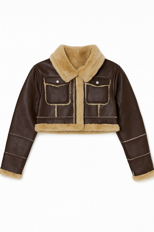 Chamarra Ámbar Café