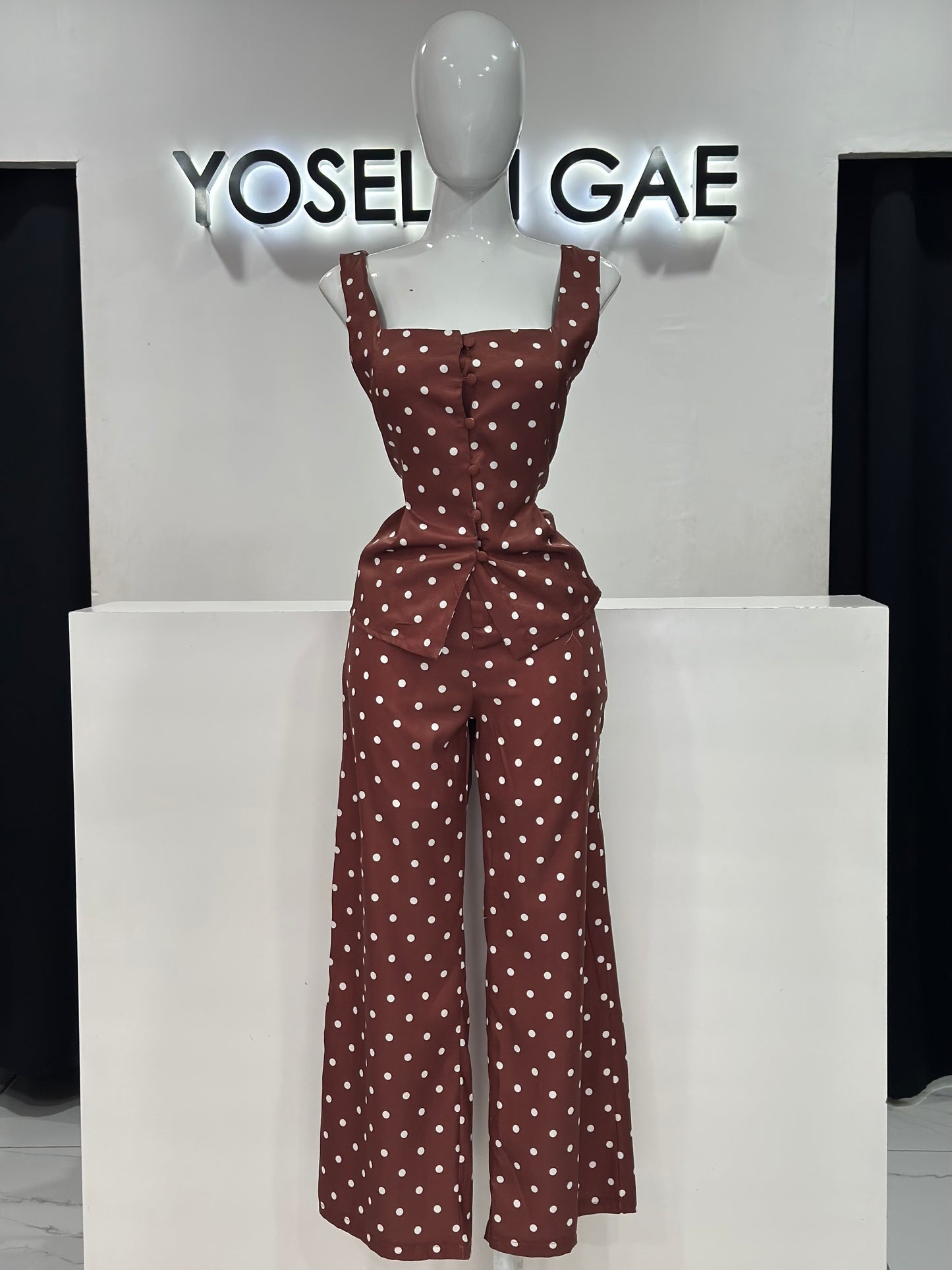 Set Lunares Satinado