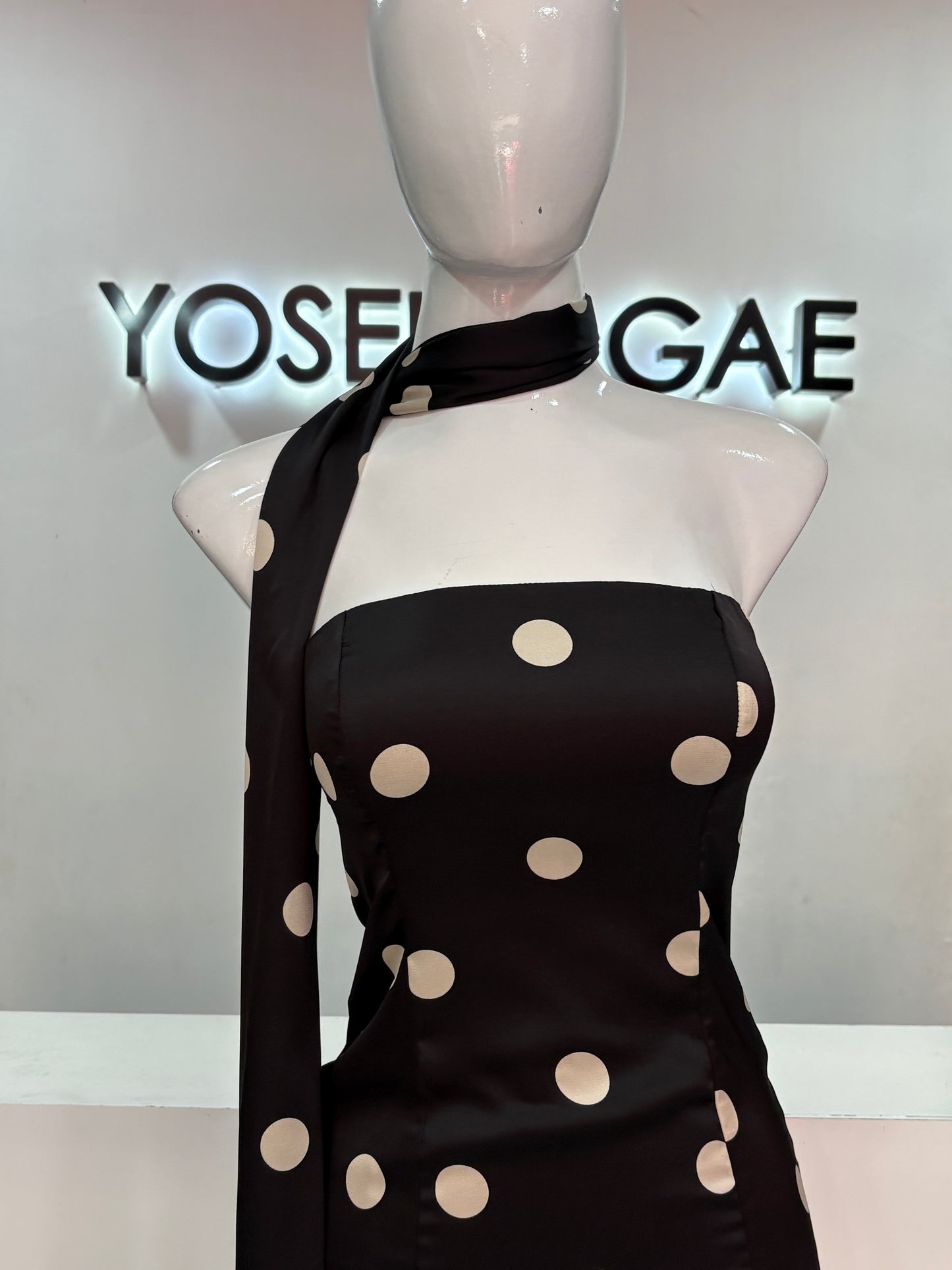 Vestido Lunares Negro