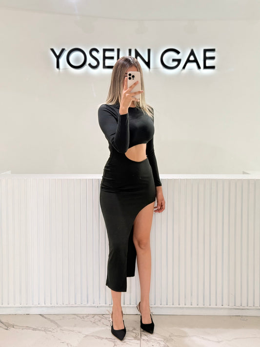 Vestido Manga Black