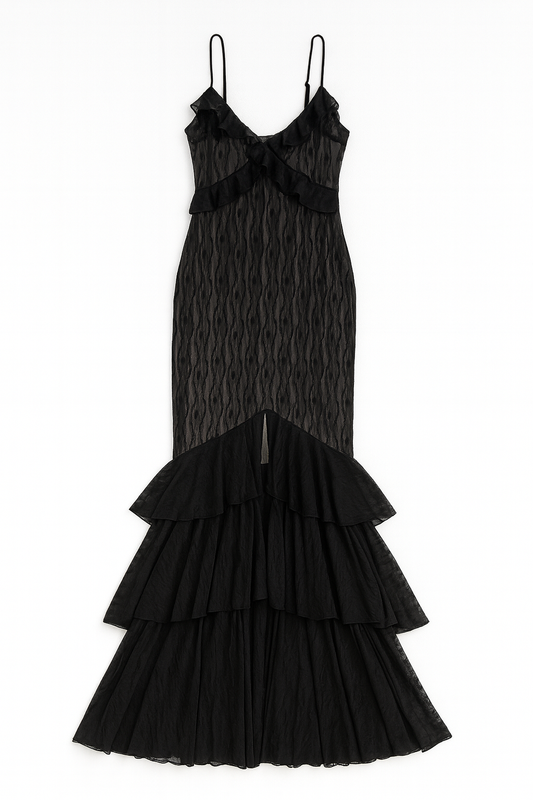 Vestido Encaje Olan