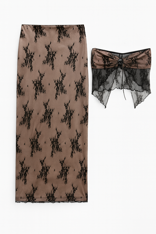 Set Nude Encaje