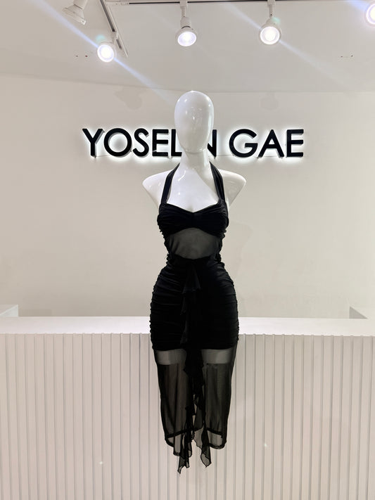 Vestido Mesh Olan Black