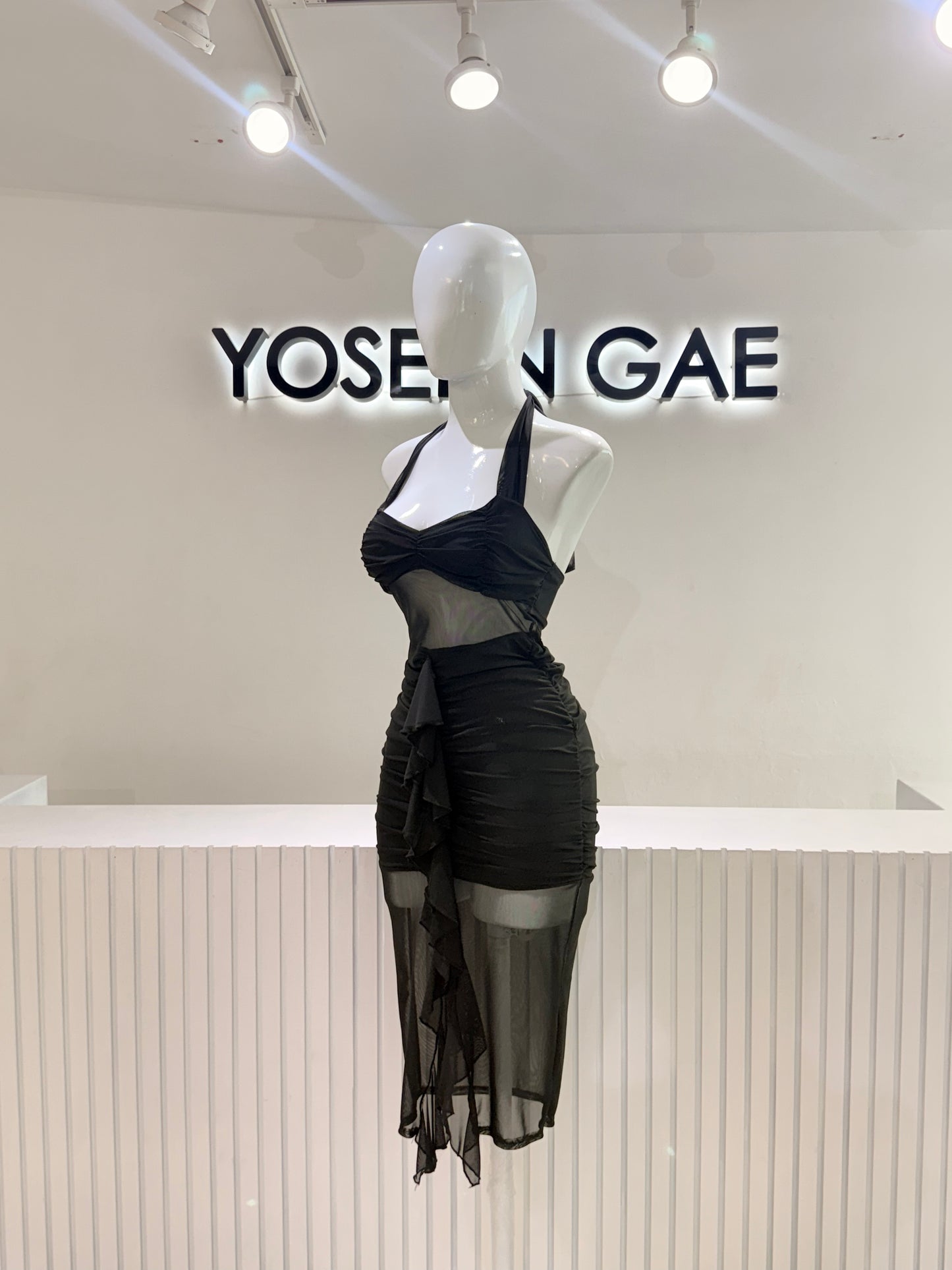 Vestido Mesh Olan Black