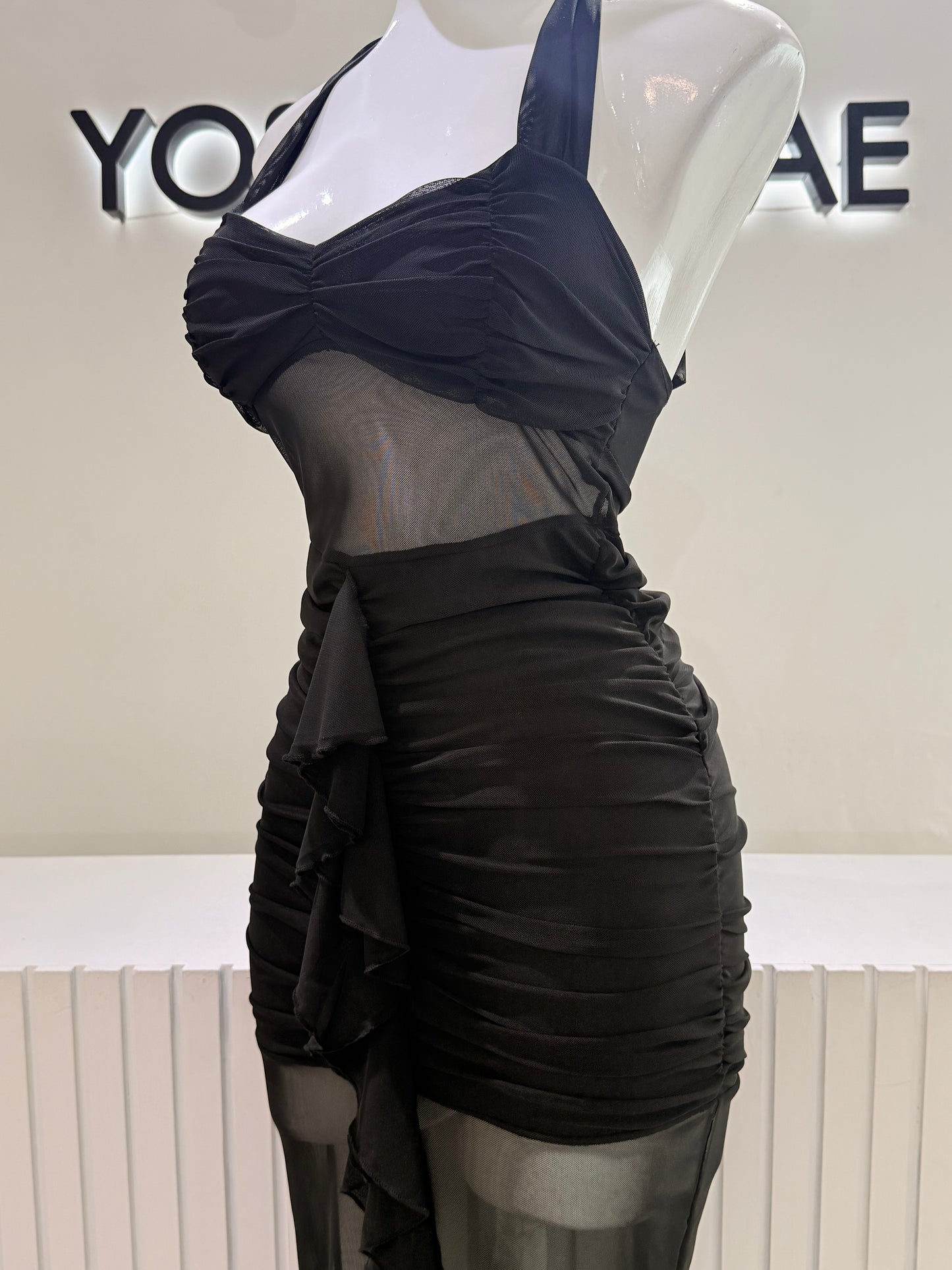 Vestido Mesh Olan Black