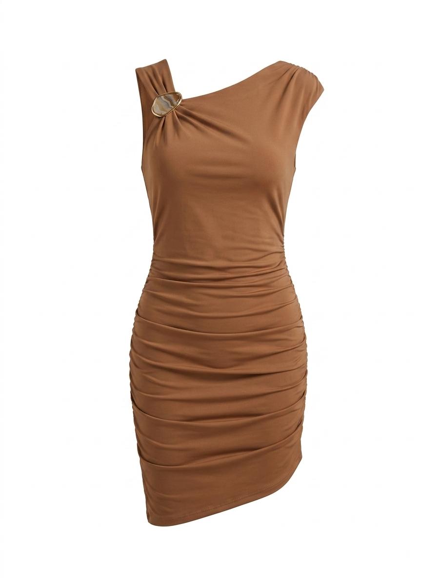 Vestido caramelo