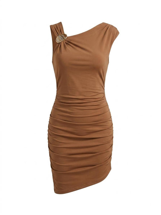 Vestido caramelo