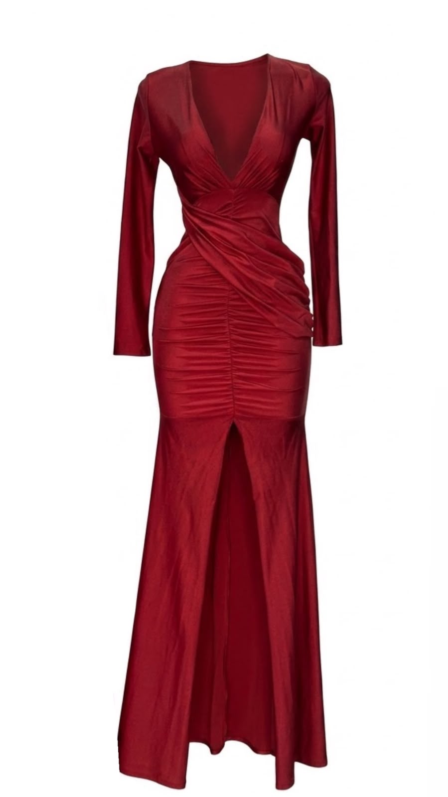 Vestido Tinto Plisado
