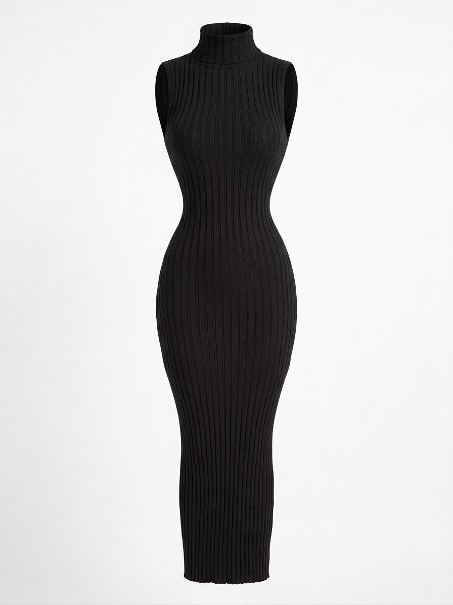 Vestido Tejido Cuello