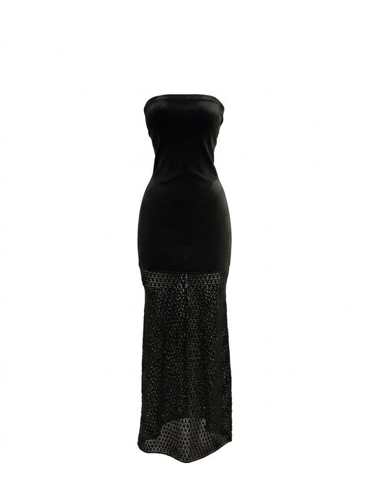 Vestido Straple Tejido