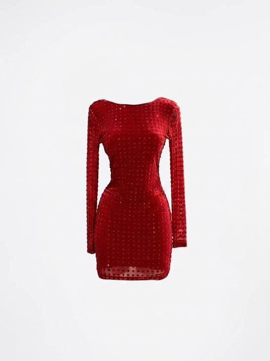 Vestido Mesh Diamon