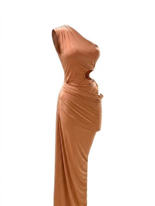 Vestido Griego Beige