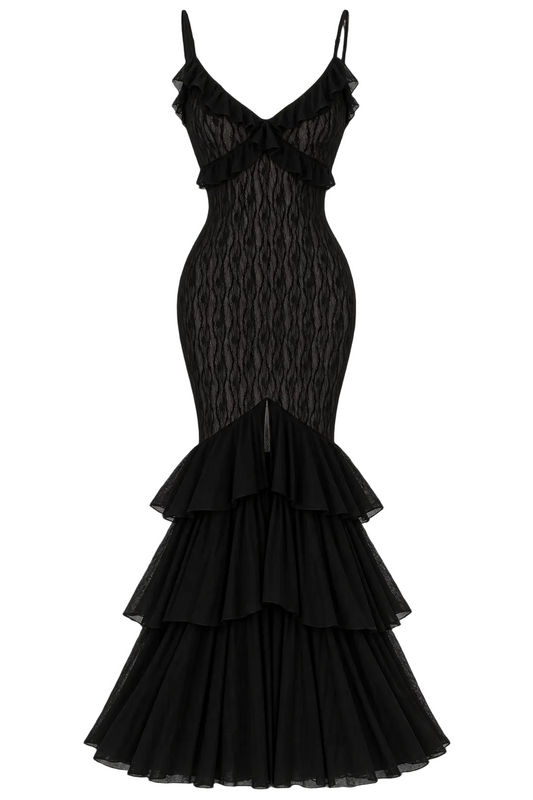 Vestido Encaje Olan