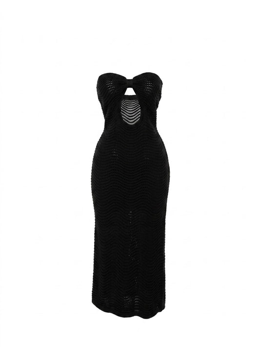 Vestido Ondas Tejido