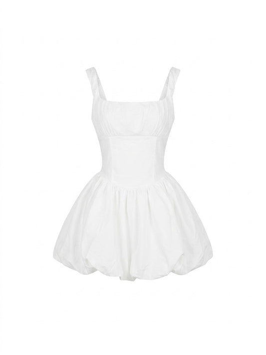 Vestido Globo Blanco