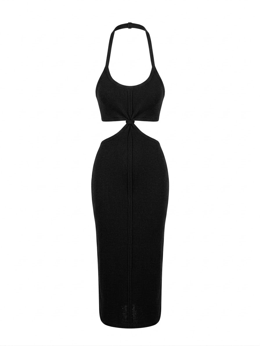Vestido Nudo Negro