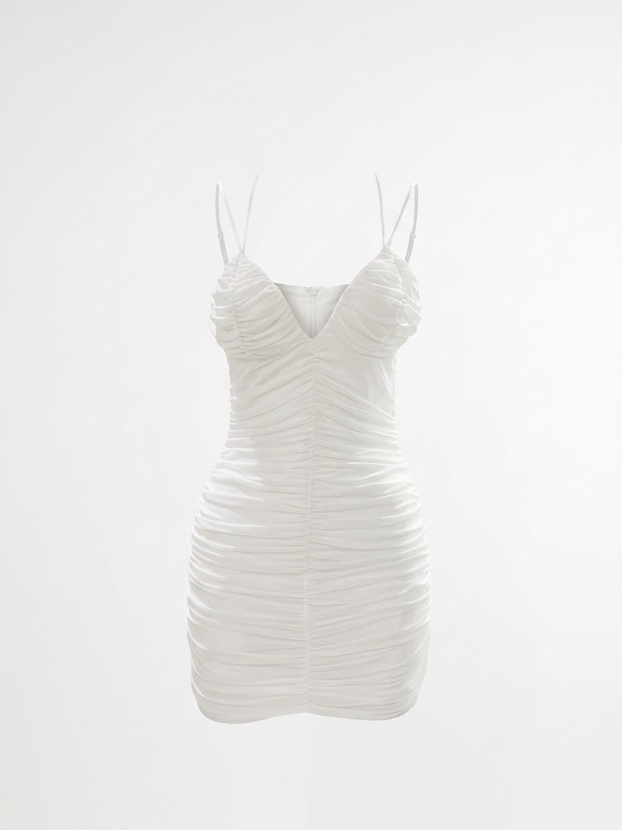 Vestido Plisado Perla